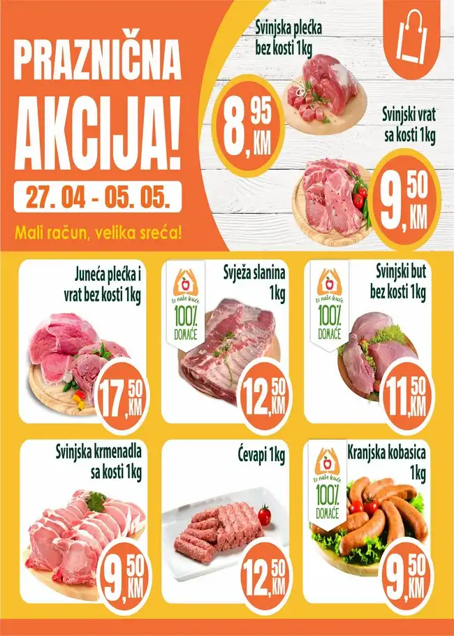 Fortuna marketi Praznična akcija od 27.04. do 05.05.2024 (1) Fortuna marketi: Praznična akcija od 27.04. do 05.05.2024.