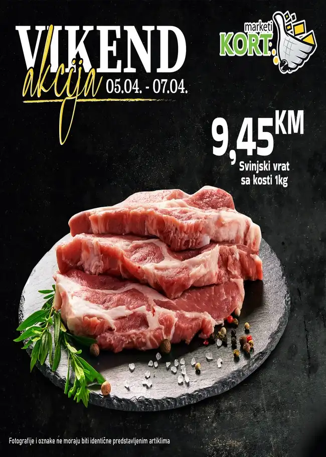 Kort markerti Vikend akcija od 05. do 07.04.2024 (1) Kort markerti: Vikend akcija od 05. do 07.04.2024.