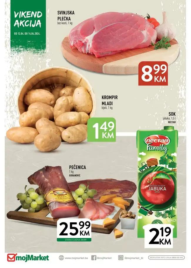 Moj Market Vikend akcija od 12. do 14.04.2024.-1 Moj Market: Vikend akcija od 12. do 14.04.2024.
