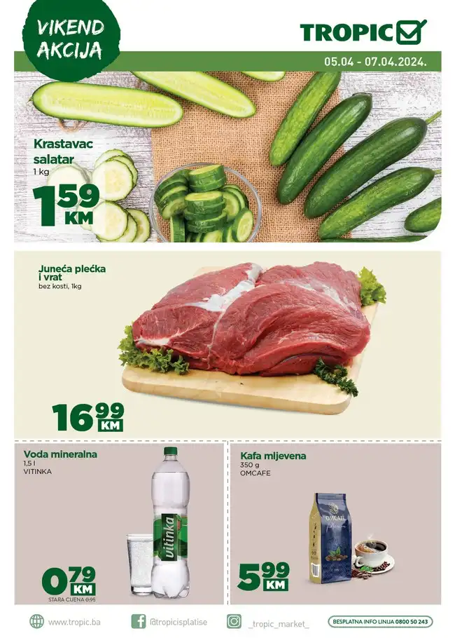 Tropic: Vikend akcija od 05. do 07.04.2024.