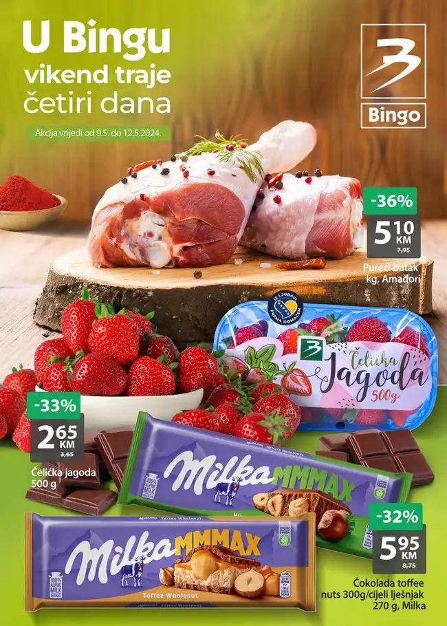 Bingo: Vikend akcija za RS od 09. do 12.05.2024.