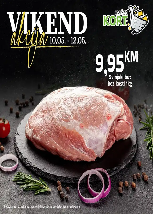 Kort marketi: Vikend akcija od 10. do 12.05.2024.