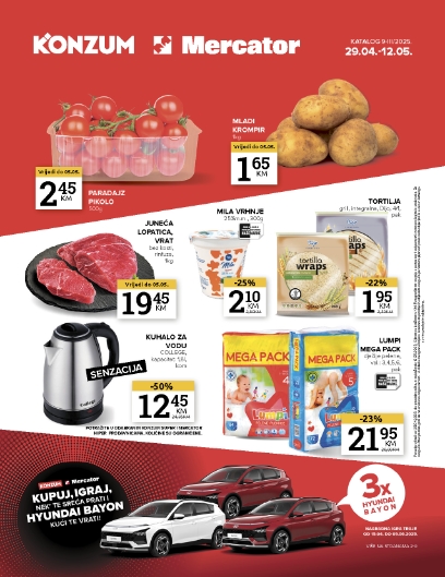 Konzum: Kataloška ponuda 29.4.-12.5.2025.