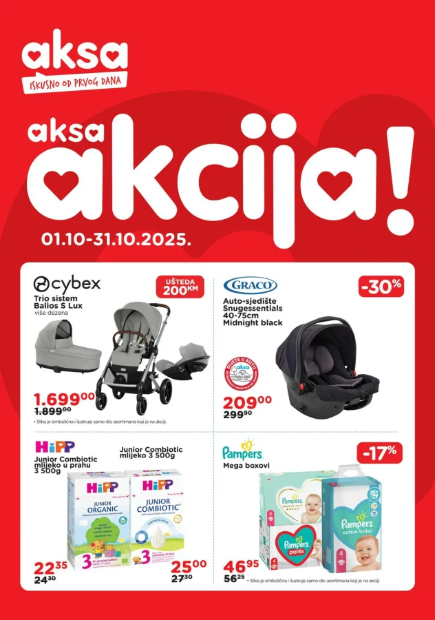 Aksa: Akcija (od 01.10. do 31.10.2025)