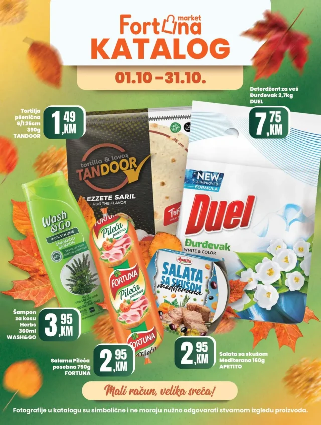 Fortuna marketi: Katalog (od 01.10. do 31.10.2025)