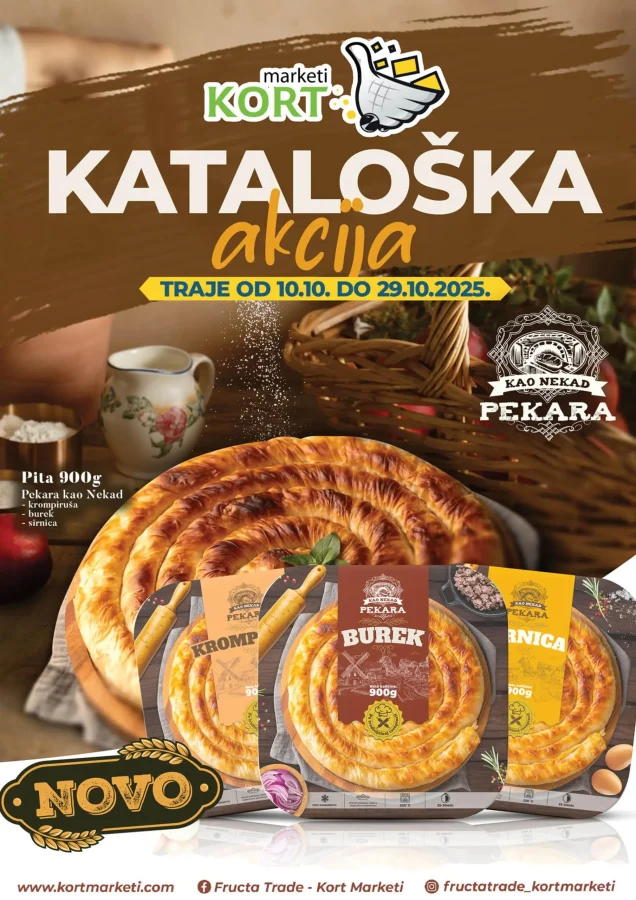 Kort marketi: Kataloška akcija (od 10.10. do 29.10.2025) - Slika 1 Kort marketi: Kataloška akcija (od 10.10. do 29.10.2025)
