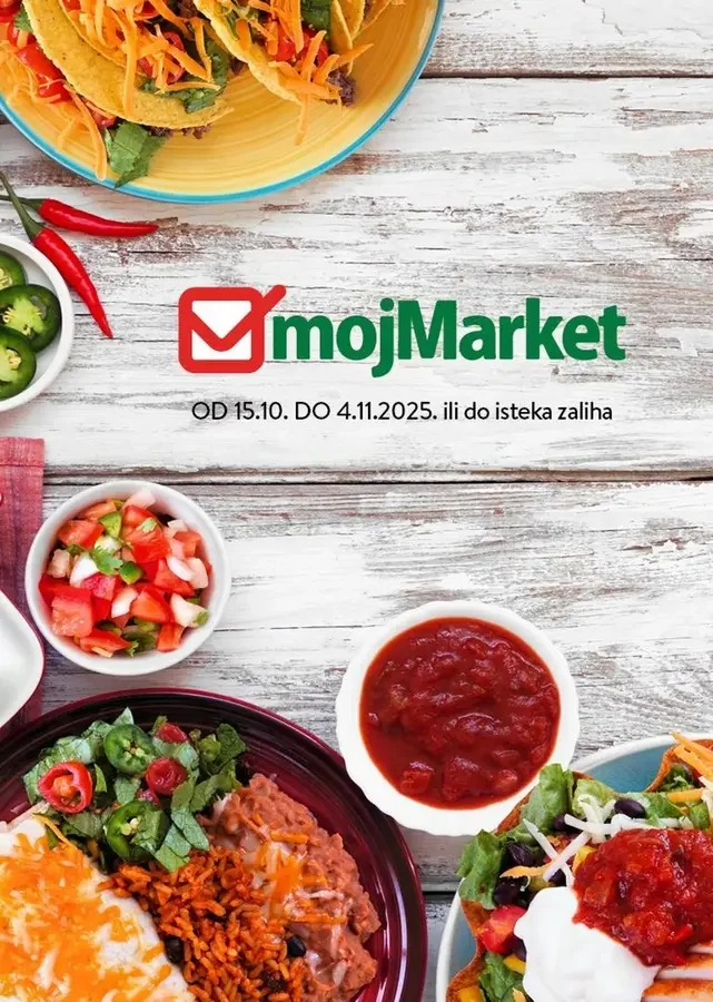 Moj Market: Akcijski katalog (od 15.10. do 04.11.2025) - Slika 1 Moj Market: Akcijski katalog (od 15.10. do 04.11.2025)