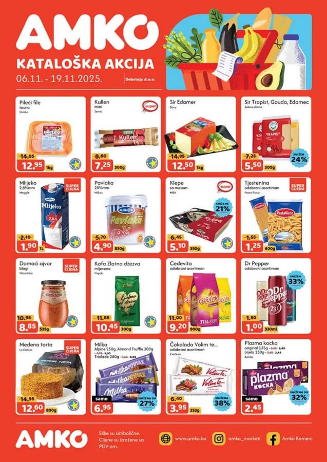 Amko komerc: Kataloška akcija (od 06.11. do 19.11.2025) - Slika 1 Amko komerc: Kataloška akcija (od 06.11. do 19.11.2025)