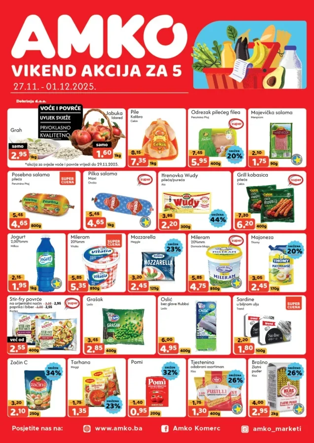 Amko: Vikend akcija (od 27.11. do 01.12.2025)