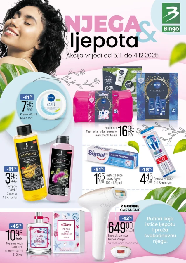 Bingo: Katalog njega & ljepota (od 05.11. do 04.12.2025)