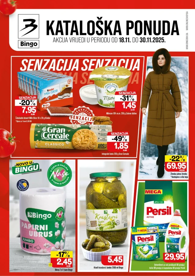 Bingo: Kataloška ponuda FBiH (od 18.11. do 30.11.2025)