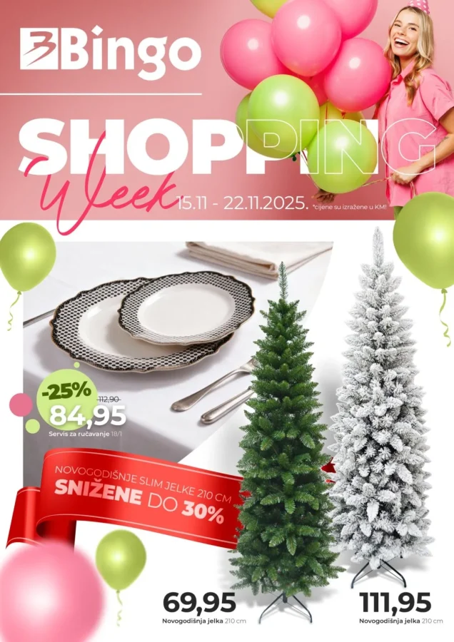 Bingo: Shopping week (od 15.11. do 22.11.2025)