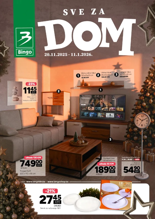 Bingo: Sve za dom (od 20.11. do 11.01.2026)
