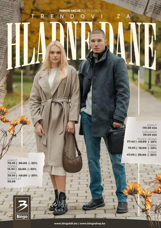 Bingo: Trendovi za hladne dane (od 07.11. do 09.12.2025)