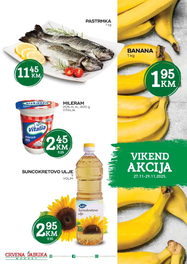 Crvena jabuka: Vikend akcija