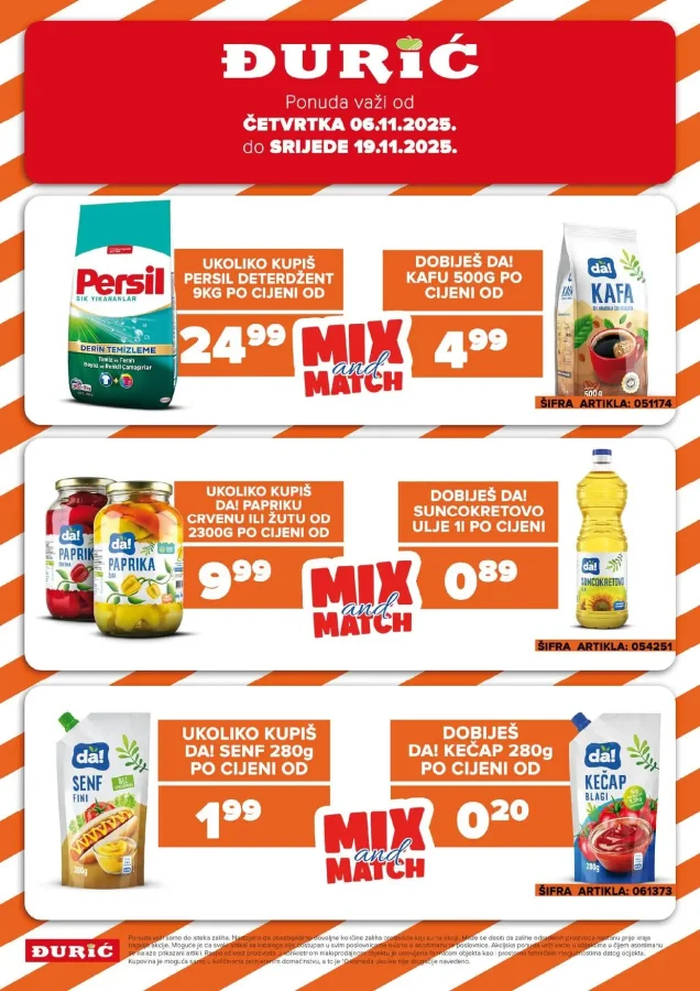 Đurić: Akcijski katalog (od 06.11. do 19.11.2025)