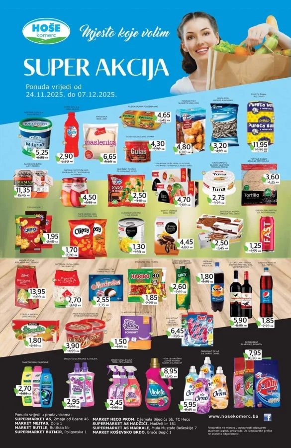 Hoše komerc: Super akcija (od 24.11. do 07.12.2025)