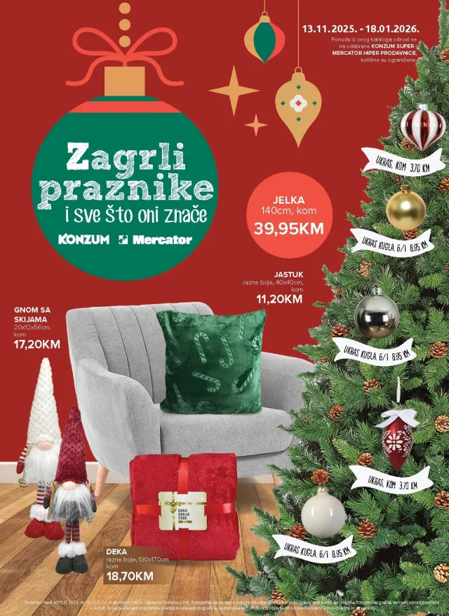 Konzim i Mercator: Zagrli praznike