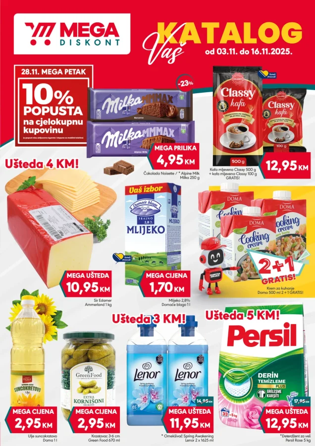 Mega diskont: Katalog (od 03.11. do 16.11.2025)