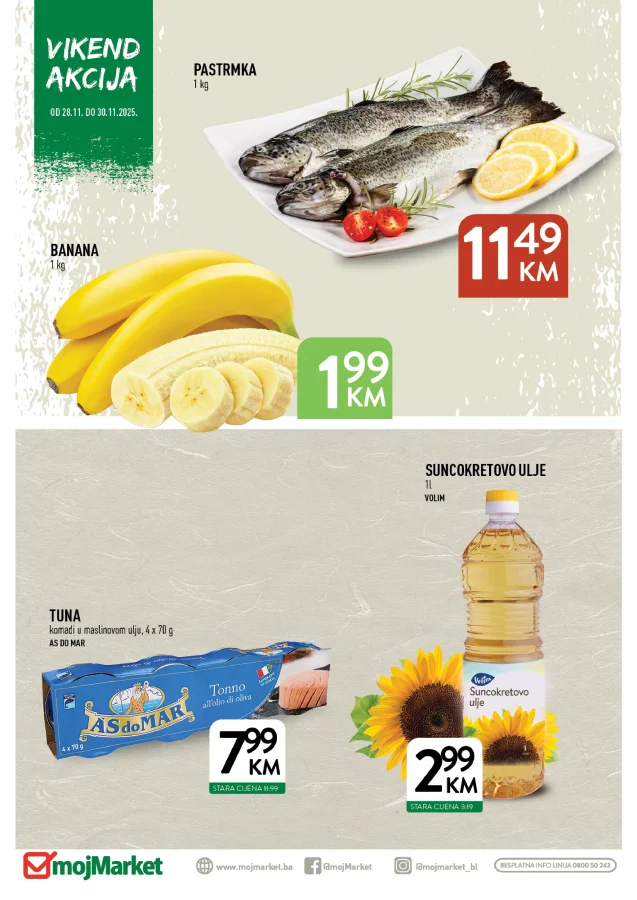 Moj Market: Vikend akcija