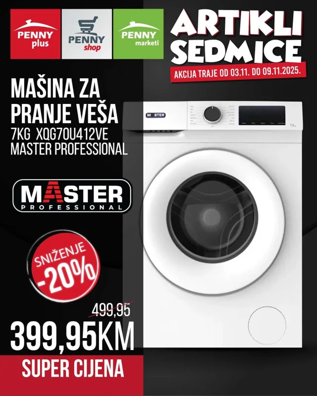 Penny marketi: Artikli sedmice (od 03.11. do 09.11.2025)