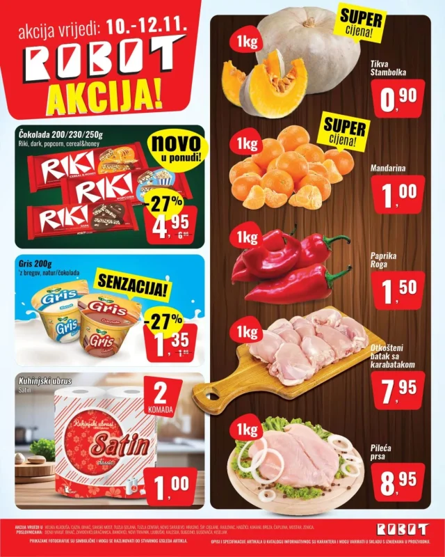 Robot: Akcija (od 10.11. do 12.11.2025)
