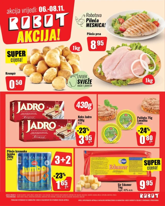 Robot: Vikend akcija (od 06.11. do 08.11.2025)