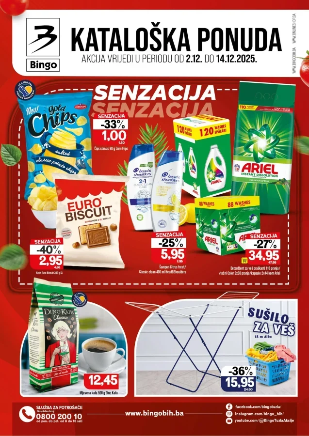 Bingo: Kataloška ponuda: FBiH (od 02.12. do 14.12.2025)