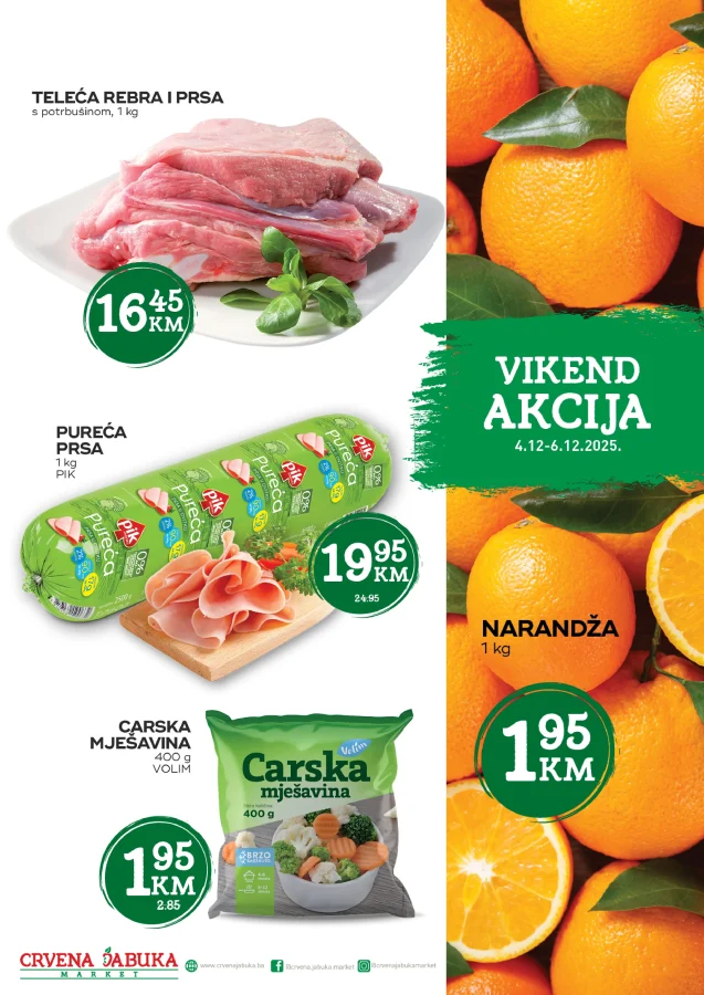 Crvena jabuka: Vikend akcija