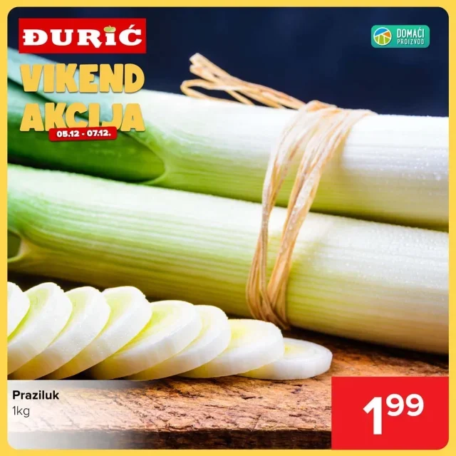 Đurić: Vikend akcija (od 05.12. do 07.12.2025)