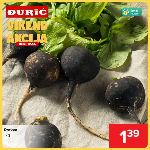 Đurić: Vikend akcija (od 18.12. do 21.12.2025)