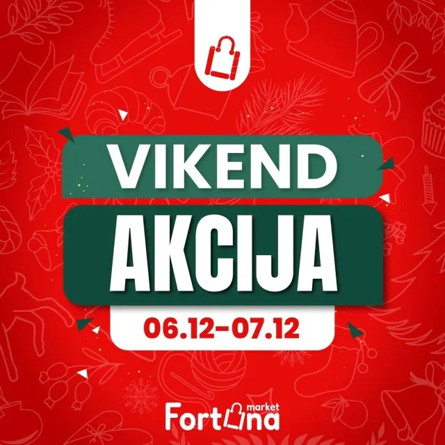 Fortuna marketi: Vikend akcija (od 06.12. do 07.12.2025)