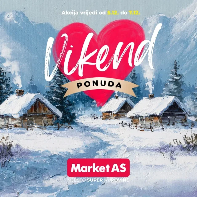 Market AS: Vikend ponuda (od 05.12. do 07.12.2025)