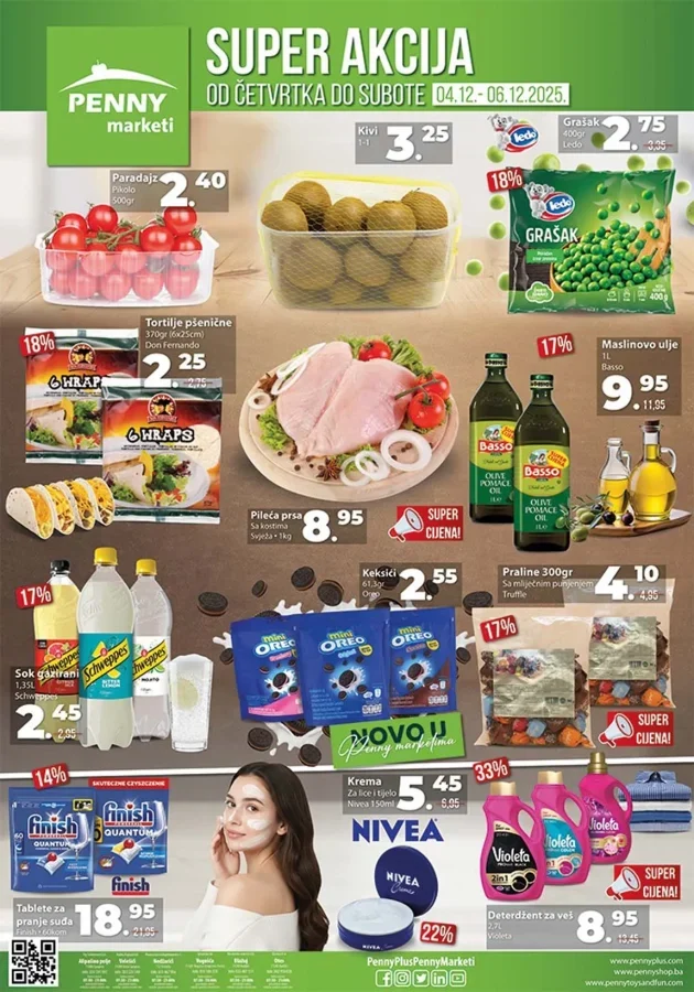 Penny marketi: Super ponuda (od 04.12. do 06.12.2025)