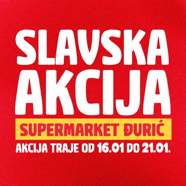 Đurić: Slavska akcija