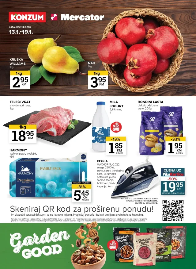 Konzum i Mercator: Katalog