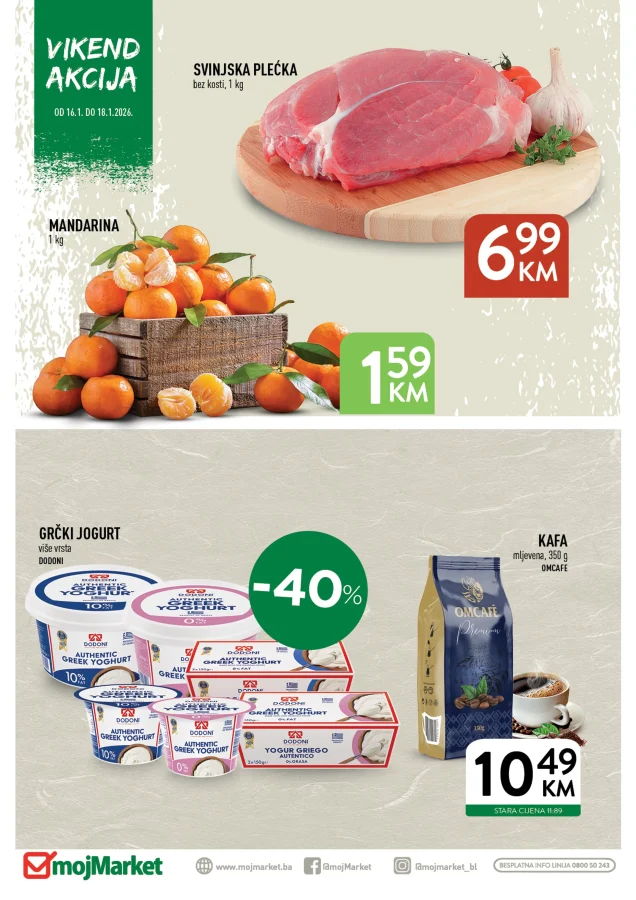 Moj Market: Vikend akcija