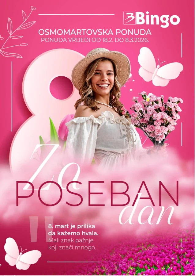 Bingo: Osmomartovska ponuda