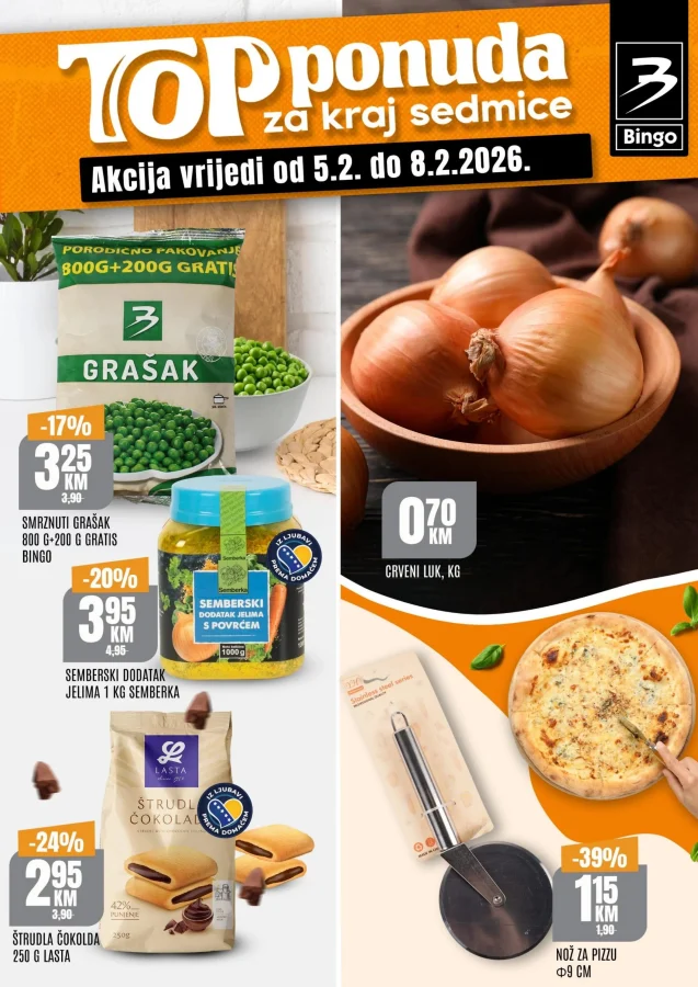 Bingo: Top ponida za kraj sedmice FBiH