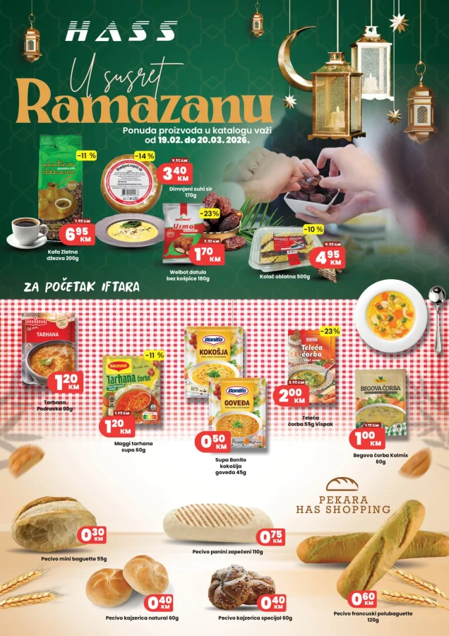 Hass komerc: U susret Ramazanu (od 19.02. do 20.03.2026)