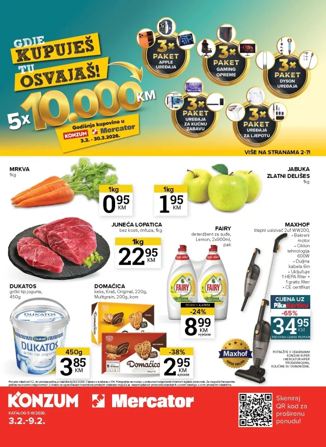 Konzum i Mercator: Akcijski katalog RS - Slika 1 Konzum i Mercator: Akcijski katalog RS