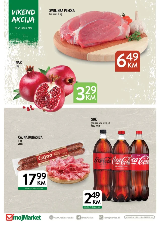 Moj Market: Vikend akcija - Slika 1 Moj Market: Vikend akcija