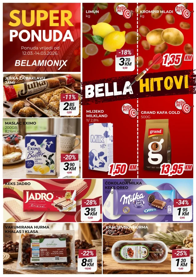 Belamionix: Vikend akcija (od 12.03. do 14.03.2026)