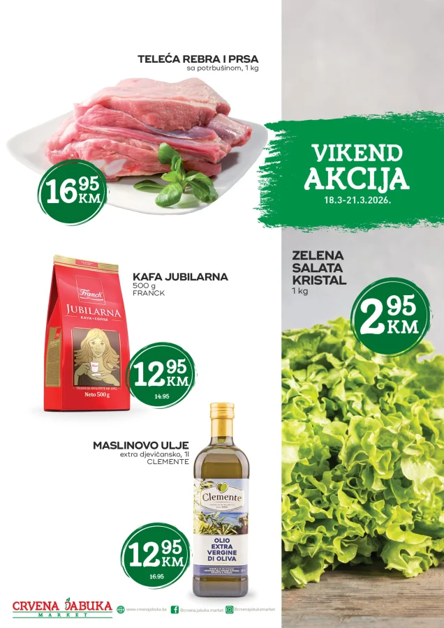 Crvena jabuka: Vikend akcija