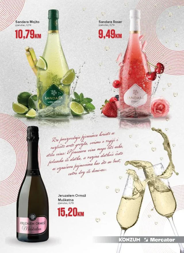 Konzum i Mercator: Katalog vina