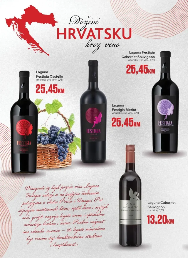 Konzum i Mercator: Katalog vina