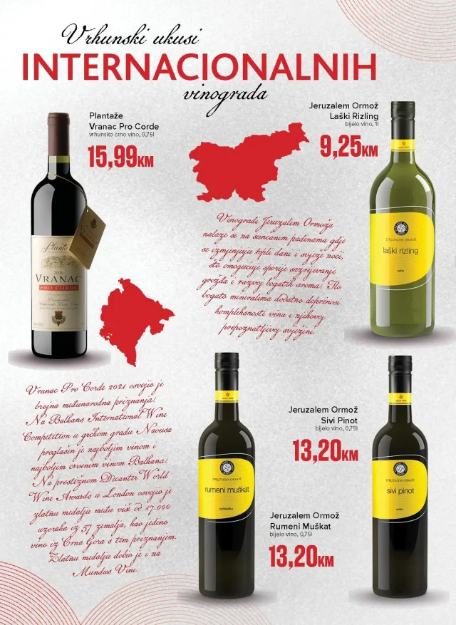 Konzum i Mercator: Katalog vina