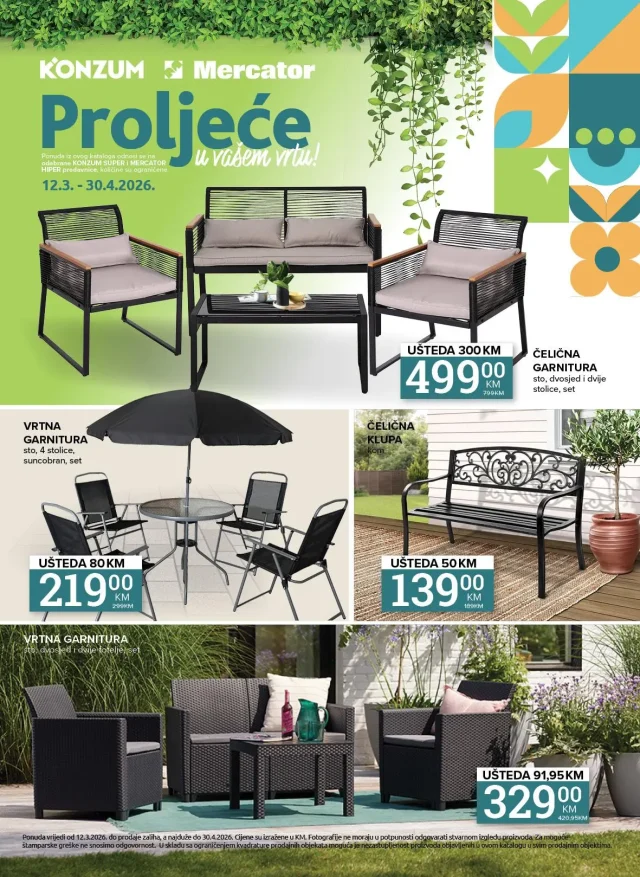Konzum / Mercator: Proljeće u vašem vrtu
