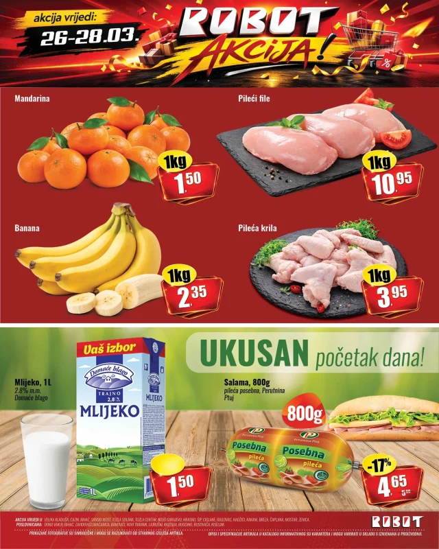 Robot: Vikend akcija (od 26.03. do 28.03.2026)