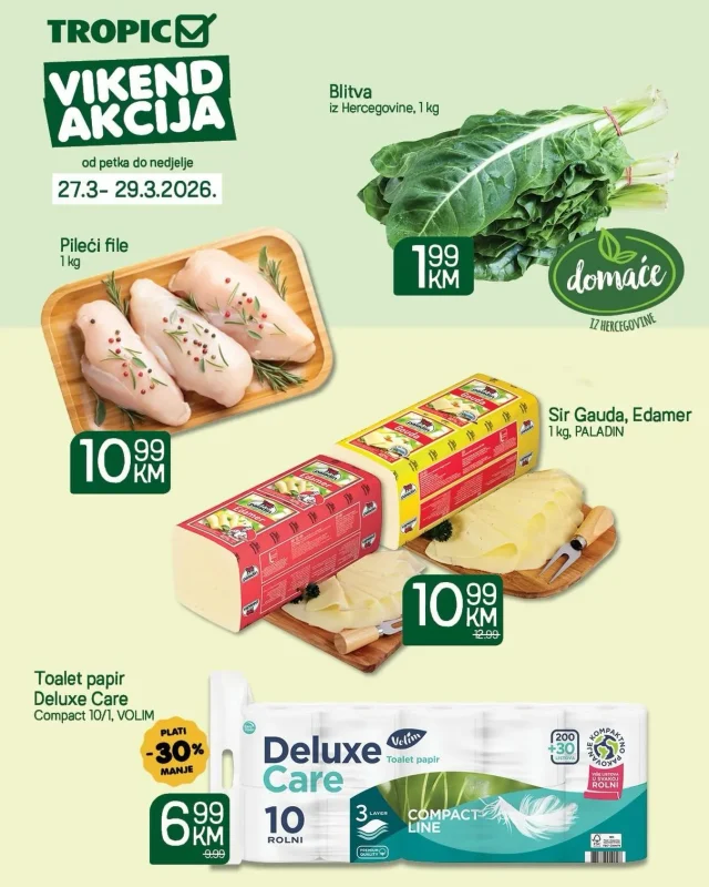 Tropic i Moj Market: Vikend akcija